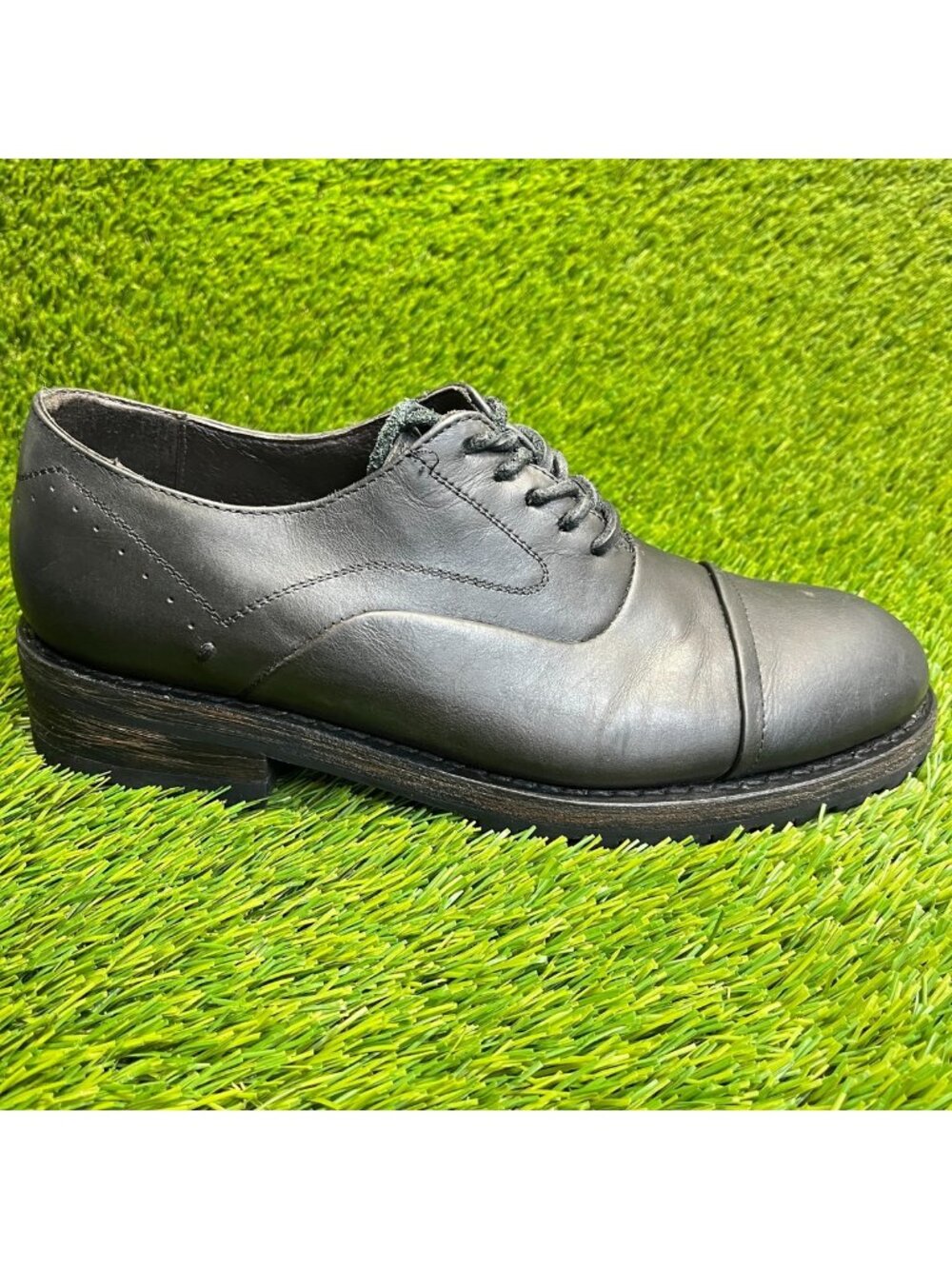 Freebird Winston 8 Mens Size 12 Black Casual Classic Leather Oxford Dress Shoes